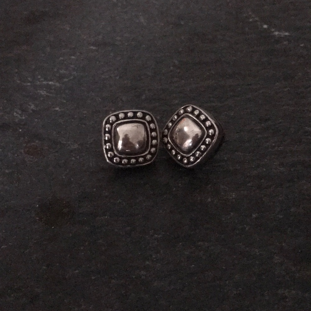 .925 Sterling Silver Pierced Earrings